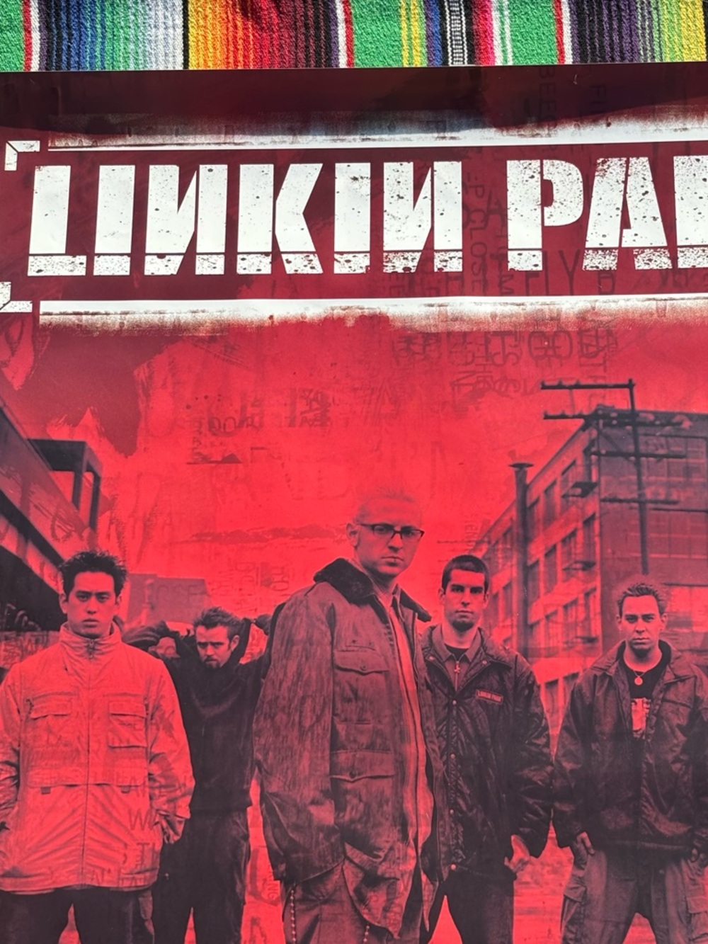 Vintage 2001 Linkin Park Band Portrait Rare Funky Enterprises Inc. Poster 22x35 - Picture 3 of 15